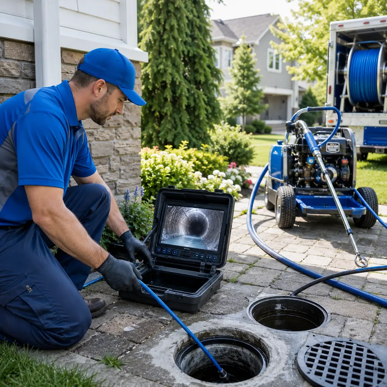 Outdoor drain cleaning professionals serving Franklin, MN